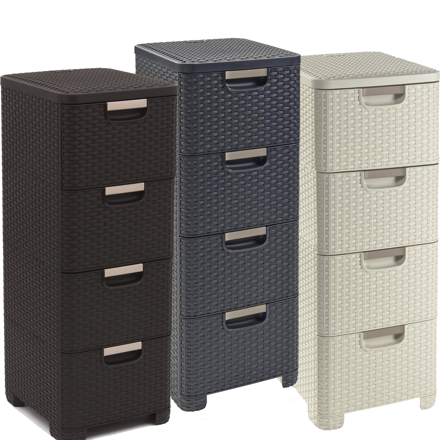 Rattan kommode mit schubladen: landhaus kommode shining in wei ...
