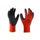 12 Paar Arbeitshandschuhe Handschuhe Garten EN420 Kat I rot-schwarz Urgent 1003