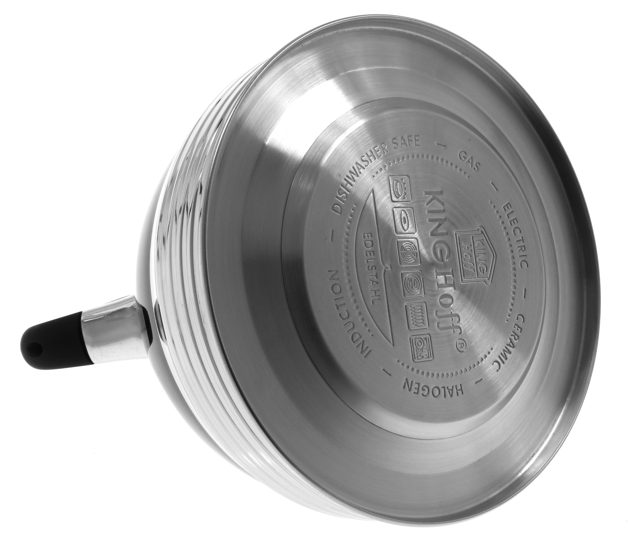 Kinghoff KH-1059 2,7L Wasserkessel EDELSTAHL Flötenkessel Tee Induktion8575